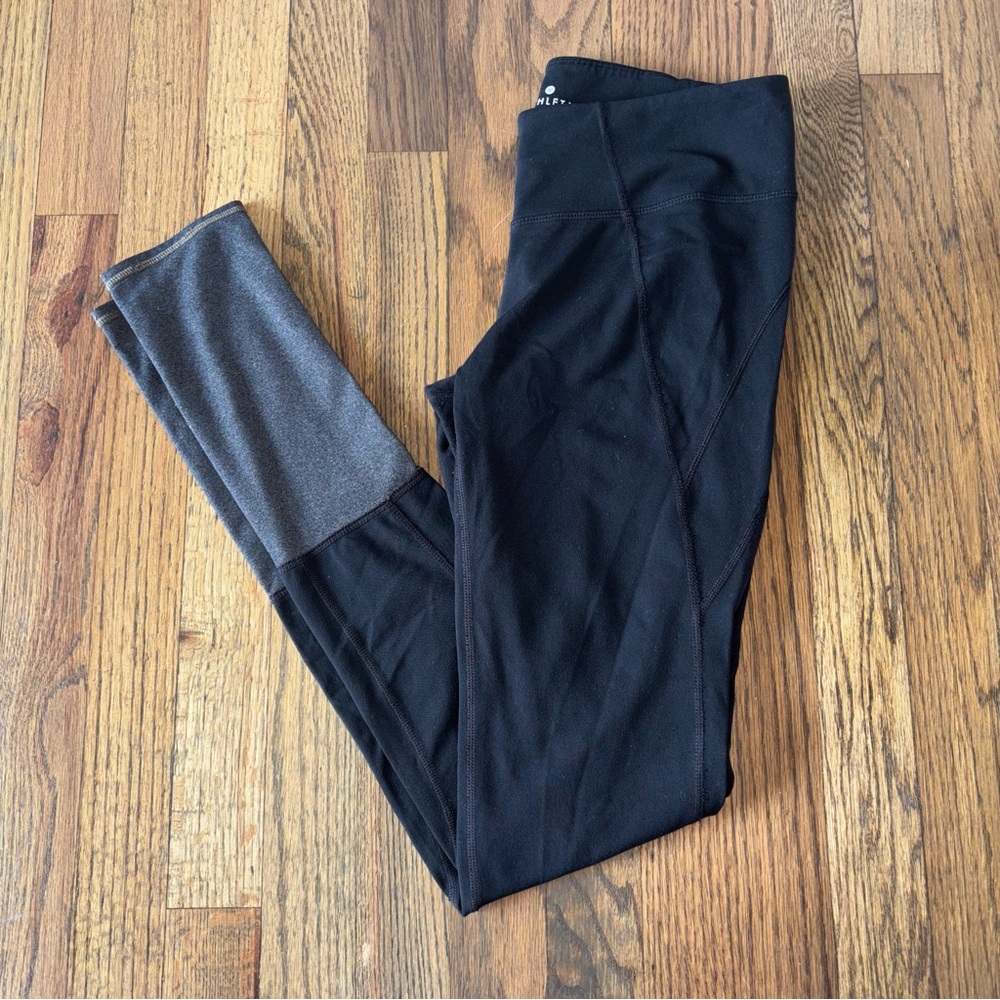 Athleta Women’s ‘PlieTight’ Pants Leggings Black Charcoal Size M